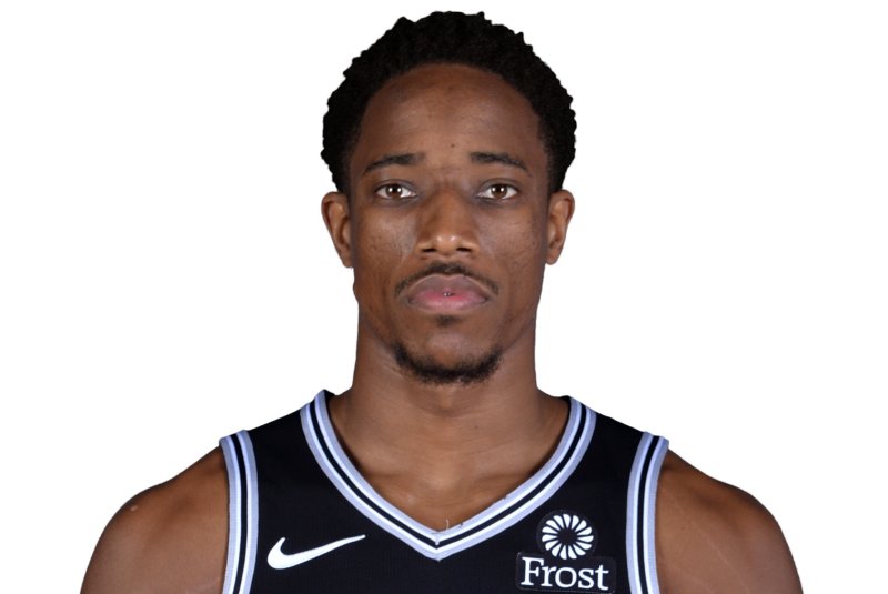 San Antonio Spurs star DeMar DeRozan scored a game-high 25 points in a win against the Toronto Raptors Sunday in Toronto. Photo courtesy of the NBA