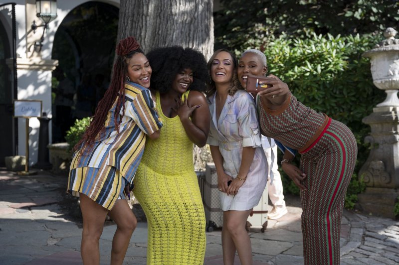 From left to right, Meagan Good, Shoniqua Shandai, Grace Byers and Jerrie Johnson star in "Harlem." Photo courtesy of Amazon Studios
