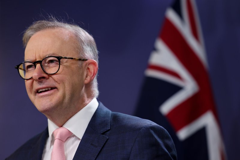 Prime Minister Anthony Albanese said Saturday that Australia will pay French company Naval Group around $578 million to settle a scrapped deal to build defense submarines in South Australia. Photo by Paul Braven/EPA-EFE