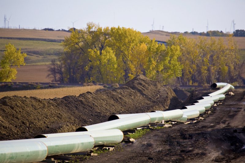 Pipeline company TransCanada owners of the Keystone pipeline and the Keystone XL pictured here, said a portion of the Keystone pipeline was shut down on Thursday after spilling 210,000 gallons of oil in Sorth Dakota. Photo Courtesy TransCanada
