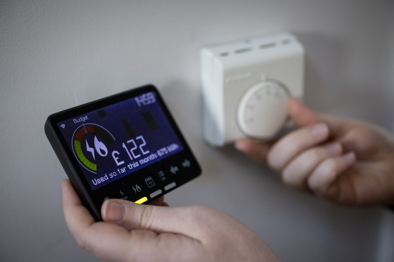 Millions of Britons are struggling with the cost-of-living both financially and mentally according to a report out Wednesday from the Financial Conduct Authority. The regulator found that some people were turning their heating down or off as a cost-cutting measure. File Photo by Tolga Akmen/EPA-EFE