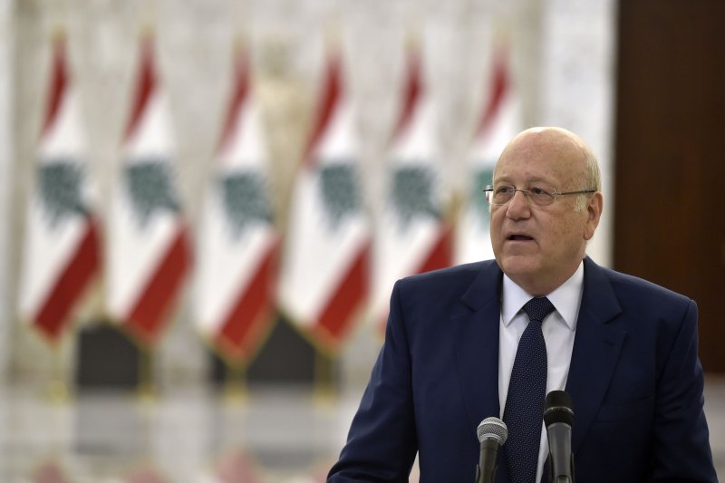 Najib Mikati will again serve as Lebanon's prime minister, tasked with forming a new government amid a deep financial crisis for the country. File Photo by Wael Hamzeh/EPA-EFE
