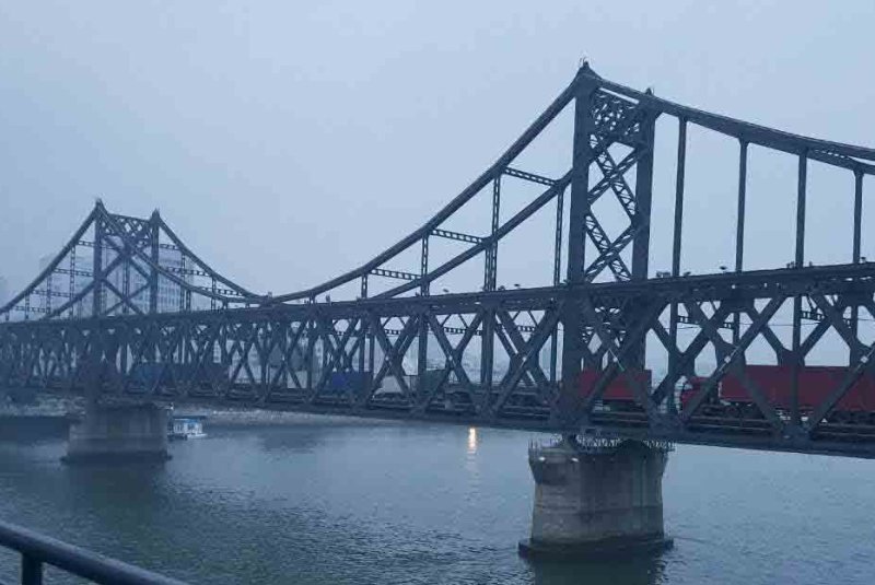 Authorities block train station, bridge near North Korea border